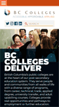 Mobile Screenshot of bccolleges.ca